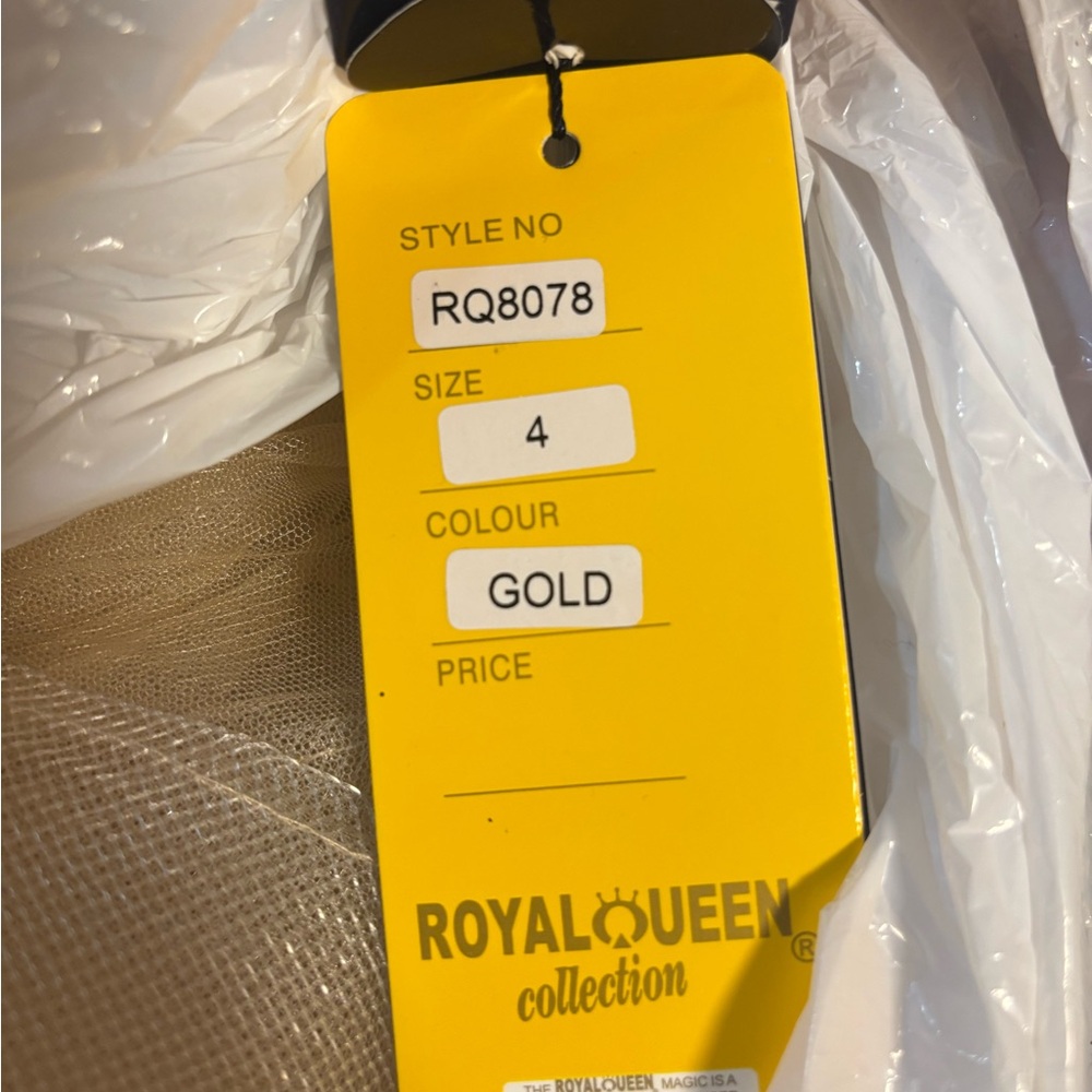 Royal Queen Collection Gold Prom Dress - Picture 8 of 8